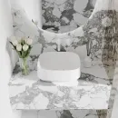 Раковина-чаша Salini S-Sense Oriente Bowl 1109102M 45x40,5 см, накладная, белый матовый