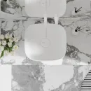 Раковина-чаша Salini S-Sense Oriente Bowl 1109102G 45x40,5 см, накладная, белый глянец