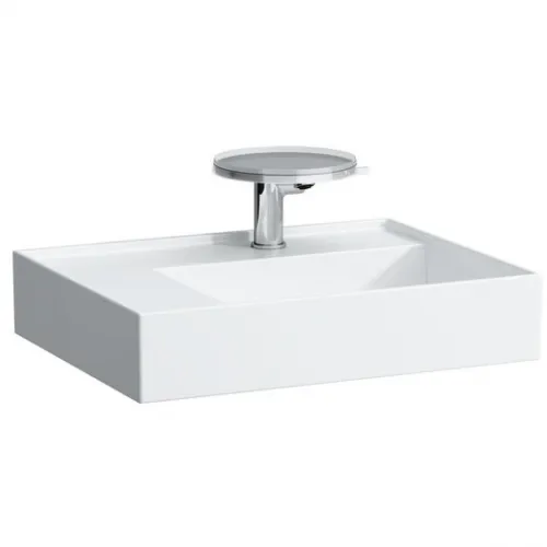 Раковина-чаша с полочкой слева 60 см Laufen Kartell by Laufen 8.1033.5.000.104.1