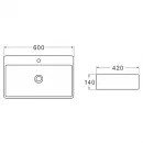 Раковина 60x42 см BelBagno BB1338