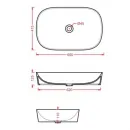 Раковина 65x41,5 см Artceram Ghost GHL002 12 00