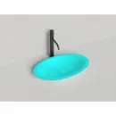 Раковина-чаша Salini S-Sense Callista 02 1101102GF 57,5x35 см, накладная, покраска по RAL глянец полностью