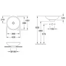 Раковина-чаша 43x43 см Villeroy & Boch Loop & Friends 51440101
