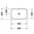 Раковина 60x40 см Duravit Happy D.2 2314600000