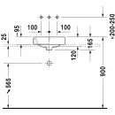 Раковина 40x40 см Duravit Happy D.2 2314400000