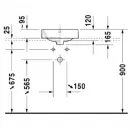 Раковина 40x40 см Duravit Happy D.2 2314400000