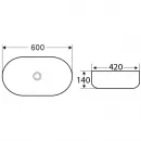 Раковина 60x42 см BelBagno BB1084