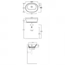Раковина 60x42 см Simas Wave WA02 bi*0