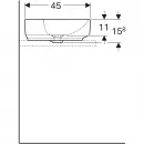 Раковина 60x45 см Geberit VariForm 500.780.01.2