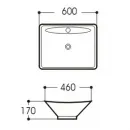 Раковина Aquatek AQ5518-00 60x46 см, белый