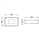 Раковина 50,5x38 см Vincea VBS-50450