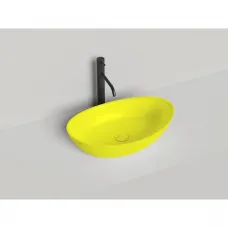 Раковина-чаша Salini S-Stone Noemi 1101203SMF 56x34 см, накладная, покраска по RAL матовый полностью