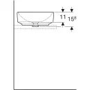 Раковина 40x40 см Geberit VariForm 500.768.01.2