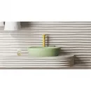 Раковина-чаша Salini S-Sense Alda Wall 01 140311GF 58x45 см, накладная, подвесная, покраска по RAL глянец полностью