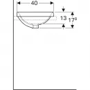 Раковина 60x40 см Geberit VariForm 500.730.01.2