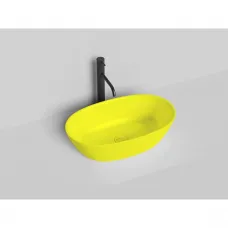 Раковина-чаша Salini S-Stone Sofia 1101206SMF 56x33,5 см, накладная, покраска по RAL матовый полностью