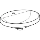 Раковина 55x45 см Geberit VariForm 500.722.01.2