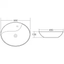 Раковина 55x45 см BelBagno BB1370