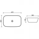 Раковина 60x38 см Ceramica Nova Element CN6049MH