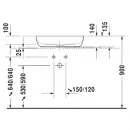 Раковина 60x40 см Duravit Luv 0379600000