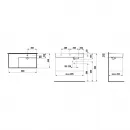Раковина 90x46 см Laufen Kartell by Laufen 8.1033.9.000.111.1