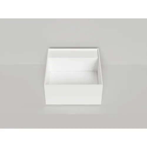 Раковина-чаша Salini S-Sense Armonia Square Top 02 130512TG 45x45 см, накладная, белый глянец
