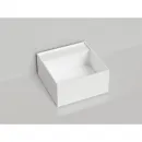 Раковина-чаша Salini S-Sense Armonia Square Top 02 130512TG 45x45 см, накладная, белый глянец