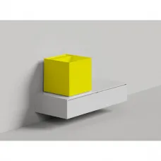 Раковина-чаша Salini S-Stone Armonia Square Top 03 130523TMF 45x45 см, накладная, покраска по RAL матовый полностью