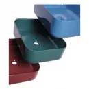 Раковина-чаша Plumberia Selection IXO XO5038BL 50x38 см, накладная, белый глянец