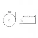 Раковина 40,5x40,5 см BelBagno BB1342H300