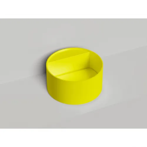 Раковина-чаша Salini S-Stone Armonia Round Top 02 130422TMF 45x45 см, накладная, покраска по RAL матовый полностью