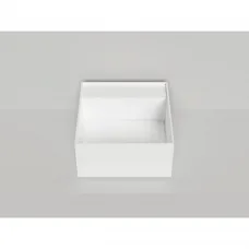 Раковина-чаша Salini S-Stone Armonia Square Top 02 130522TM 45x45 см, накладная, белый матовый