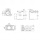 Раковина 45x45 см Roca Beyond 3270B7630