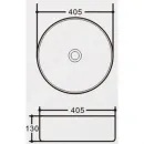 Раковина 40,5x40,5 см Vincea VBS-316
