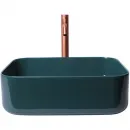 Раковина-чаша Plumberia Selection IXO XO5038PL 50x38 см, накладная, сине-зеленый глянец