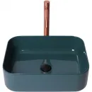 Раковина-чаша Plumberia Selection IXO XO5038PL 50x38 см, накладная, сине-зеленый глянец
