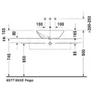 Раковина 55x43 см Duravit ME by Starck 0334520000