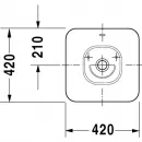 Раковина 42x42 см Duravit ME by Starck 0333420000