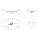 Раковина 57,5x35 см Salini S-Stone Callista 02 1101202SM