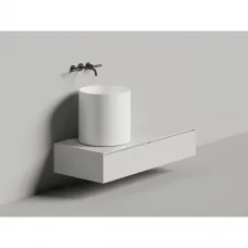 Раковина-чаша Salini S-Stone Armonia Round 03 130423M 45x45 см, накладная, белый матовый
