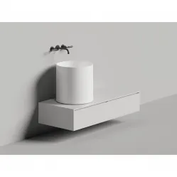 Раковина-чаша Salini S-Stone Armonia Round 03 130423M 45x45 см, накладная, белый матовый