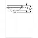 Раковина 40x40 см Geberit VariForm 500.700.01.2