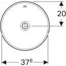 Раковина 40x40 см Geberit VariForm 500.700.01.2