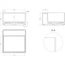 Раковина-чаша Salini S-Stone Armonia Square Top 02 130522TMF 45x45 см, накладная, покраска по RAL матовый полностью