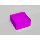 Раковина-чаша Salini S-Stone Armonia Square Top 02 130522TMF 45x45 см, накладная, покраска по RAL матовый полностью
