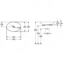 Раковина 56x38,5 см Villeroy & Boch Loop & Friends 4A470001
