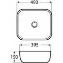 Раковина 49x39,5 см BelBagno BB2143