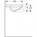 Раковина 60x45 см Geberit VariForm 500.732.01.2