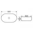 Раковина 60x42 см BelBagno BB1084-H316