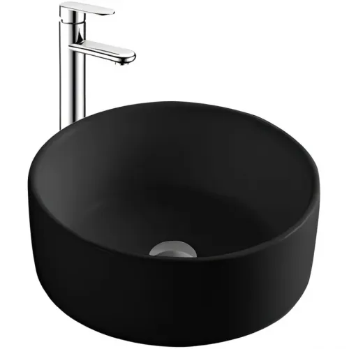 Раковина-чаша Aquatek AQ5118-MB 40x40 см, накладная, черный матовый